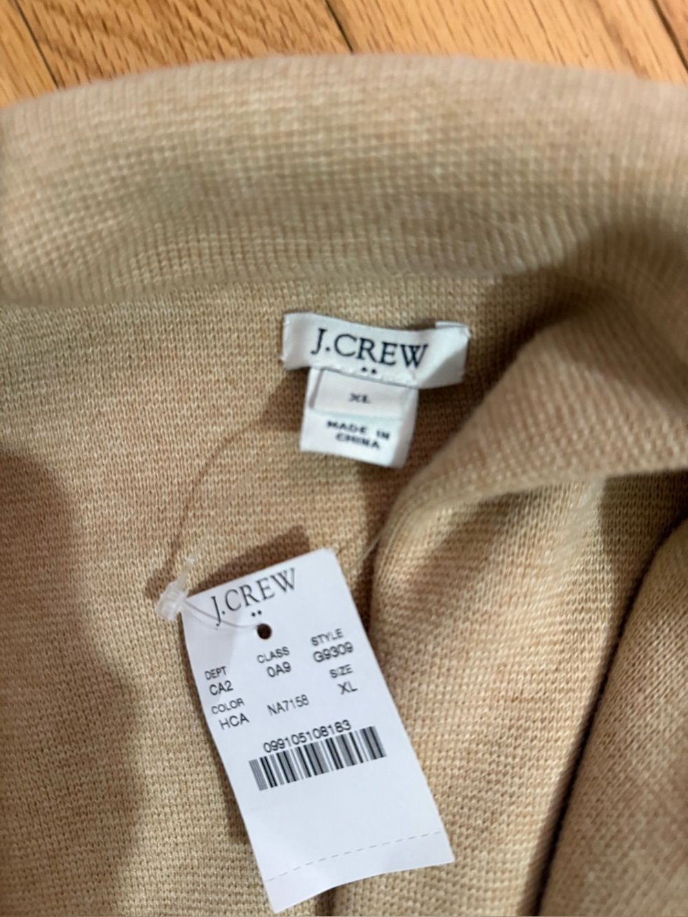 J. Crew NWT❗️School Boy Camel Button Knit Blazer Jacket - Picture 3 of 10